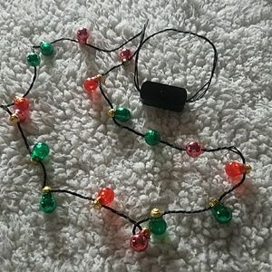 28 inch light bulb 3 setting necklace